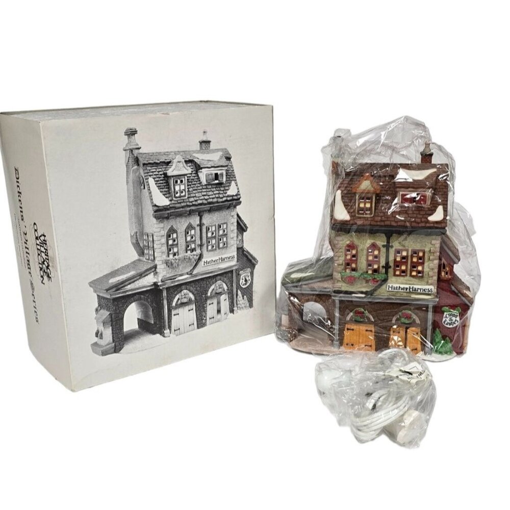 Department 56 Dickens Village Series "Hather Harness" Lighted Christmas Display